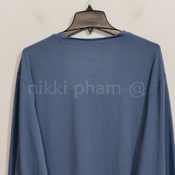 Hang Ten Men’s Long Sleeve Sun Tee in dark Blue - Picture 7 of 7